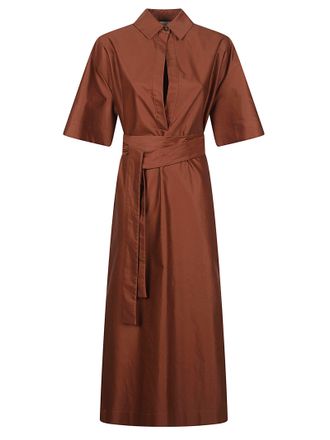 SA SU PHI Francesca Short Sleeve Midi Dress