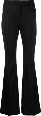 Tom Ford high-waist wool flared trousers - women - Virgin Wool/Viscose/Polyester - 40 - Black