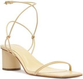Schutz Pompeii Mid Ankle Strappy Sandal in Natural Nibs at Nordstrom Rack, Size 10.5