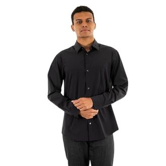 A|X Armani Exchange Ax Plm Shirt - Heren - Casual Overhemden - Blauw - M - Overhemden
