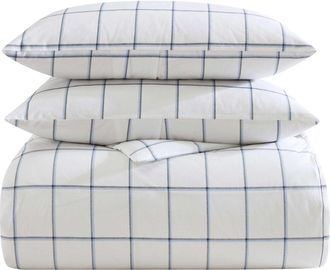 Nautica Plot Blue Full/Queen Duvet Cover Set
