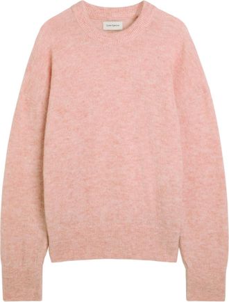 Oliver Spencer Burley Melange Brushed Wool-blend Jumper - Pink - M
