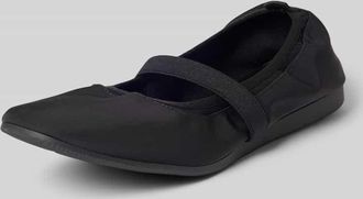 Vagabond Ballerina mit elastischem Riemen Modell HILLARY in Black, Gr&ouml;&szlig;e 36