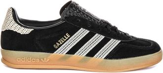 adidas Sneakers, female, Black, 5 2/3 UK, Black White Gazelle Indoor Women Shoes