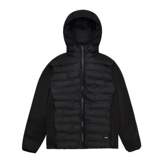 Rains Veelzijdige Sportieve Fleece Hybrid Jas - Heren - Winterjassen - Zwart - XL - Jassen