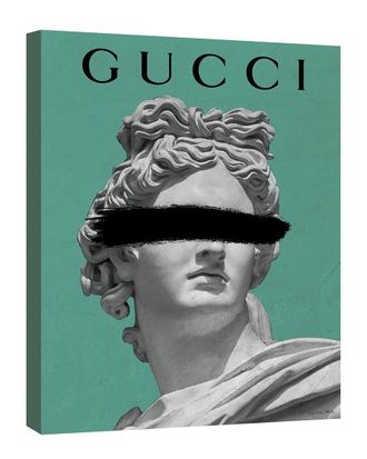 Fairchild Paris Greek God Shows Up For Gucci Wall Art