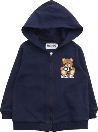 Moschino Felpa Zippata C/Capp