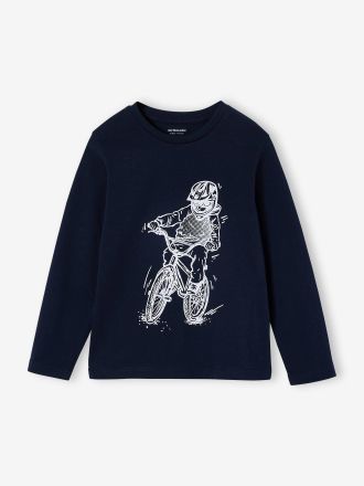 Vertbaudet Jungen Shirt mit Print marine