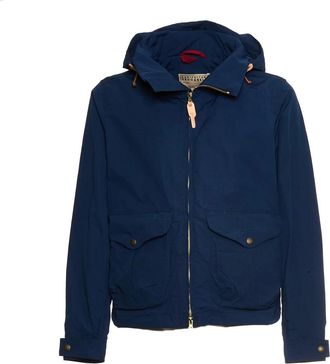 Manifattura Ceccarelli Heren, Jassen, Blauw, Maat: 4XS Katoen