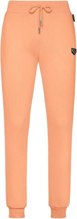 Philipp Plein Joggingbroek Iconic - Dames - Sweatpants - Oranje - S - Katoen - Broeken