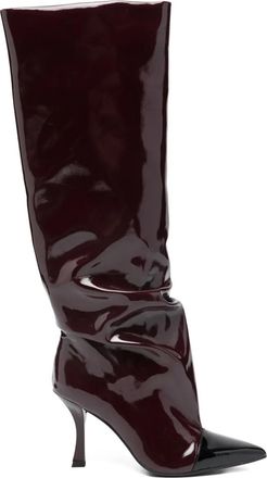 Marc Ellis Stivali a punta 100mm - Rosso