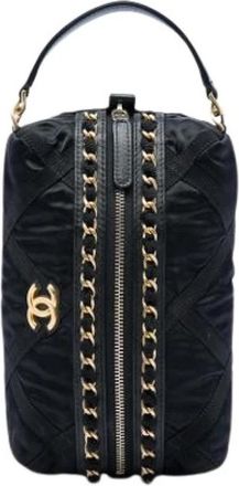 Chanel Pre-owned Nylon Pouch - Dames - Vintage Tas - Zwart - ONE Size - Nylon - Vintage