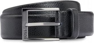 HUGO BOSS Italiaanse leren riem - Heren - Riemen - Zwart - 110 CM - Leer - Accessoires