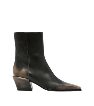 PARIS TEXAS Black Leather Boots