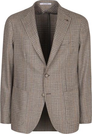 Tagliatore Single-breasted twee-knoop jas - Heren - Blazers - Grijs - L - Wol - Jassen