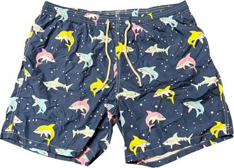 MC2 Saint Barth Caprese Zwemshorts - Heren - Strandmode - Blauw - 3XL - Katoen - Badmode