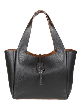 Hogan H01X H Shopping Calf Leather Tote Bag