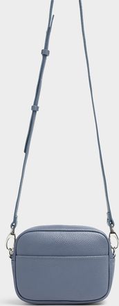 Simons Womens Front pocket pebbled leather camera bag Exclusive collection from Italy