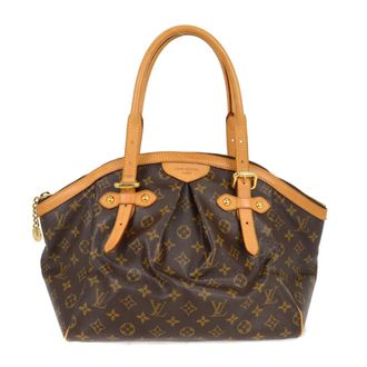 Louis Vuitton Tivoli Handbag Monogram Canvas Brown Canvas Handbag (Pre-Owned)