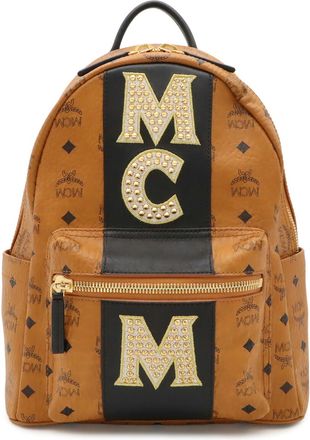 MCM Mcm Visetos Coated Canvas Backpack (Pre-Owned)