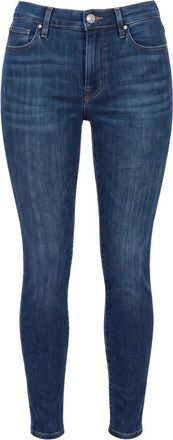 Frame Denim Le High Skinny Raw Edge - Dames - Skinny Jeans - Blauw - W24 - Katoen - Jeans