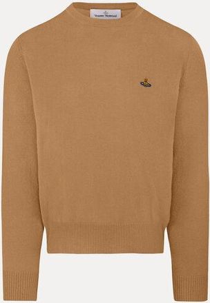 Vivienne Westwood Alex Round Neck Merino Wool / Cashmere Camel XL Men