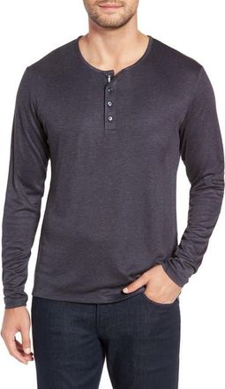 Stone Rose Regular Fit Henley in Navy at Nordstrom, Size Xxx-Large