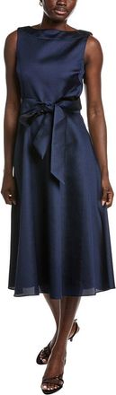 Badgley Mischka Gazar Boatneck Cocktail Dress