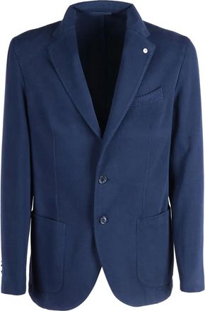 L.B.M. 1911 Giacche buttoned blazer - Blauw