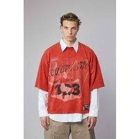 RRR123 Left Out Vintage Tee Red