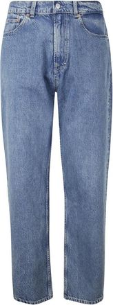 Our Legacy Straight Cotton Jeans voor Mannen - Heren - Slim Fit Jeans - Blauw - W33 - Katoen - Jeans