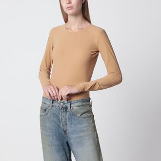 Maison Margiela Body color carne in jersey di lycra