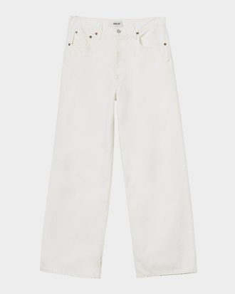 A Gold E Low-Rise Wide Baggy Jeans