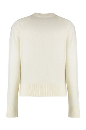 Maison Kitsun&eacute; Merino Wool Cardigan - Cream