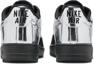 Nike Womens Air Force Sneakers Black Leather Rubber