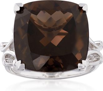 Ross-Simons Smoky Quartz Ring in Sterling Silver