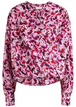 Dries Van Noten Camiel Printed Cotton-poplin Shirt - Fuchsia - M (UK12 / M)