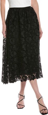 CeCe by Cynthia Steffe Lace A-Line Midi Skirt