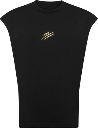 Plein Sport Tanktop - Heren - Sportshirts - Zwart - L - Katoen - Fitness