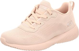 Skechers Womens Bobs Squad Tough Talk Sneakers, Pink Engineered Knit, 5 UK