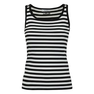 Max Mara Sleeveless Tops, female, Black, Size: L Maglia Cippo
