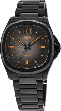 Mido Multifort TV Big Date Automatic Grey Dial Black Steel Mens Watch M049.526.33.081.00