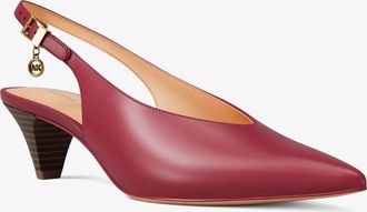 Michael Kors Tonya Leather Slingback Pump