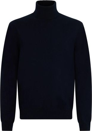 Malo Cashmere Turtleneck Sweater - Heren - Cashmere truien - Zwart - L - Truien & Vesten