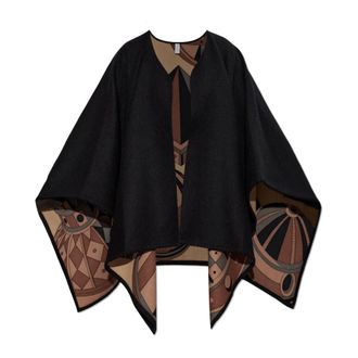 Ferragamo Capes, female, Black, Size: ONE SIZE Cape Nadir