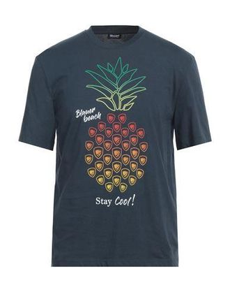 Blauer T-shirts