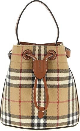 Burberry Check Bucket Bag Crossbody Bags Multicolor
