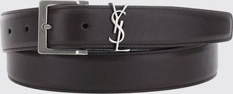 Saint Laurent Cintura Cassandre in pelle di vitello con monogramma YSL