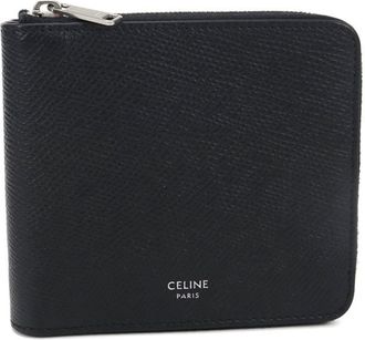 Celine Black Leather Wallet (Bi-Fold) (Pre-Owned)