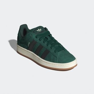 adidas Sneaker ADIDAS ORIGINALS CAMPUS 00S, Herren, Gr. 38,5, gr&uuml;n (collegiate gr&uuml;n, core schwarz, sanftes wei&szlig;), Leder, Schuhe Sneaker